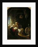 The Bible Lesson, or Anne and Tobias by Gerrit or Gerard Dou