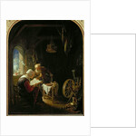 The Bible Lesson, or Anne and Tobias by Gerrit or Gerard Dou