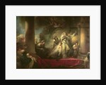 High Priest Coresus Sacrificing Himself to Save Callirhoe, scene from 'Description of Greece' by Pausanias 1765 by Jean-Honore Fragonard