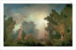 The Fete at Saint-Cloud by Jean-Honore Fragonard