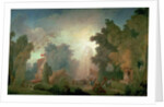 The Fete at Saint-Cloud by Jean-Honore Fragonard