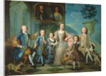 Portrait of the Family of the Duke of Valentinois by Pierre Gobert
