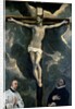 The Crucifixion with Two Donors, c.1580 by El Greco