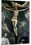 The Crucifixion with Two Donors, c.1580 by El Greco