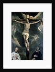 The Crucifixion with Two Donors, c.1580 by El Greco