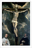 The Crucifixion with Two Donors, c.1580 by El Greco