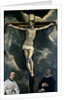The Crucifixion with Two Donors, c.1580 by El Greco