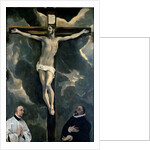 The Crucifixion with Two Donors, c.1580 by El Greco