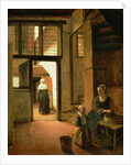 Interior of a Dutch House by Pieter de Hooch