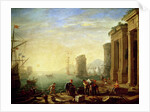 Morning at the Port, 1640 by Claude Lorrain