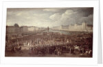 The Procession of Louis XIV across the Pont Neuf by Adam Frans van der Meulen