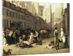 The Arrival of a Stage Coach at the Terminus by Louis Leopold Boilly