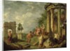 Peasants Amongst Roman Ruins, 1743 by Giovanni Paolo Pannini or Panini