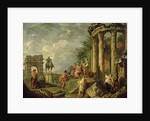 Peasants Amongst Roman Ruins, 1743 by Giovanni Paolo Pannini or Panini