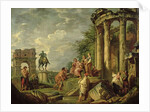 Peasants Amongst Roman Ruins, 1743 by Giovanni Paolo Pannini or Panini