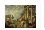 Peasants Amongst Roman Ruins, 1743 by Giovanni Paolo Pannini or Panini