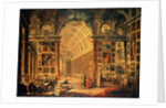 Interior View of The Colonna Gallery, Rome by Giovanni Paolo Pannini or Panini