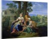 The Holy Family with SS. John, Elizabeth and the Infant John the Baptist by Nicolas Poussin