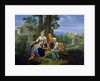 The Holy Family with SS. John, Elizabeth and the Infant John the Baptist by Nicolas Poussin