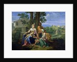 The Holy Family with SS. John, Elizabeth and the Infant John the Baptist by Nicolas Poussin