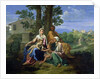 The Holy Family with SS. John, Elizabeth and the Infant John the Baptist by Nicolas Poussin