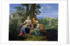 The Holy Family with SS. John, Elizabeth and the Infant John the Baptist by Nicolas Poussin