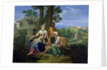 The Holy Family with SS. John, Elizabeth and the Infant John the Baptist by Nicolas Poussin