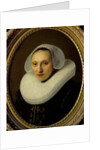 Portrait of Cornelia Pronck, Wife of Albert Cuyper, at the age of 33, 1633 by Rembrandt Harmensz. van Rijn