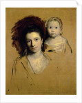 Georgiana, Countess Spencer and her Daughter Lady Georgiana, Afterwards Duchess of Devonshire, 1759 by Joshua Reynolds