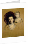 Georgiana, Countess Spencer and her Daughter Lady Georgiana, Afterwards Duchess of Devonshire, 1759 by Joshua Reynolds