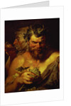 Two Satyrs by Peter Paul Rubens