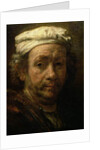 Portrait of the Artist at His Easel by Rembrandt Harmensz. van Rijn