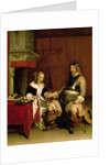 The Gentleman Soldier by Gerard ter Borch or Terborch