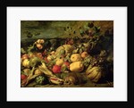 Still Life of Fruits and Vegetables by Frans Snyders or Snijders