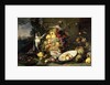 Three Monkeys Stealing Fruit by Frans Snyders or Snijders