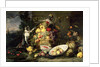 Three Monkeys Stealing Fruit by Frans Snyders or Snijders