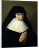 Portrait of Catherine de Montholon, founder of the Ursuline Order at Dijon by Jean Tassel