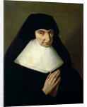 Portrait of Catherine de Montholon, founder of the Ursuline Order at Dijon by Jean Tassel