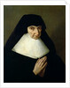 Portrait of Catherine de Montholon, founder of the Ursuline Order at Dijon by Jean Tassel