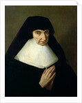 Portrait of Catherine de Montholon, founder of the Ursuline Order at Dijon by Jean Tassel