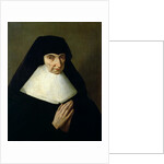 Portrait of Catherine de Montholon, founder of the Ursuline Order at Dijon by Jean Tassel