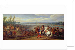The Crossing of the Rhine, 12th June 1672 by Adam Frans van der Meulen