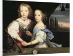 Portrait of Winston and Arabella Churchill, children of Sir Winston Churchill by Peter Lely