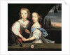 Portrait of Winston and Arabella Churchill, children of Sir Winston Churchill by Peter Lely
