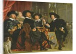 The Officials of the Company of Bowyers of St. Sebastian at Amsterdam, 1653 by Bartolomeus van der Helst