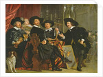 The Officials of the Company of Bowyers of St. Sebastian at Amsterdam, 1653 by Bartolomeus van der Helst