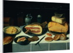 Still Life with a Ham by Floris van Schooten