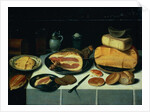 Still Life with a Ham by Floris van Schooten