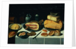 Still Life with a Ham by Floris van Schooten
