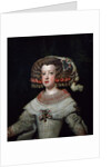 Portrait of the Infanta Maria Teresa, future Queen Marie-Therese of France by Diego Rodriguez de Silva y Velazquez
